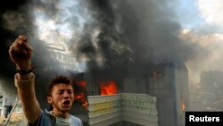 În cursul nopții trecute în piața Taksim la Istanbul